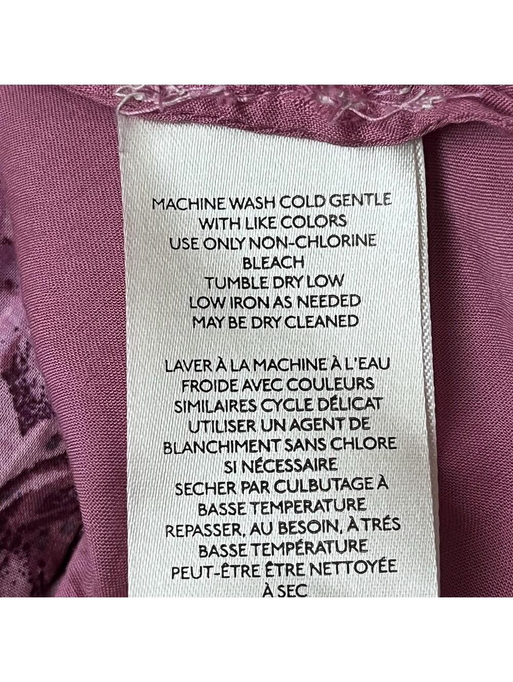 Free People Sundrenched Floral Maxi Dress XL Purple Pink Puff Sleeve Boho Hippie - Picture 9 of 10